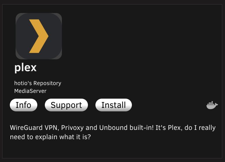 Install application